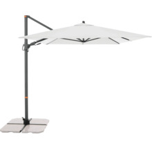 Vrijhangende parasol met voet