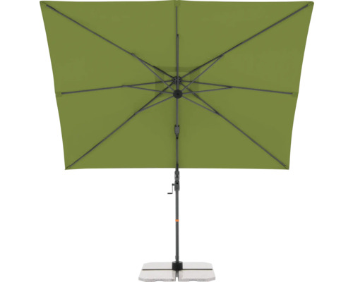 Rechthoekige tu parasol met standaard