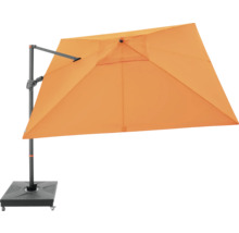 Vrijhangende parasol met voet voor de tuin