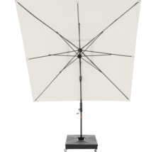 Vierkante parasol met voet