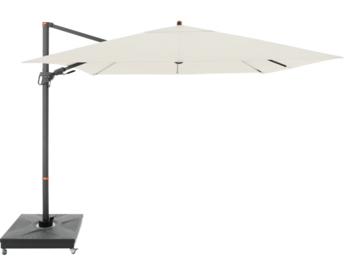 Vrijstaande parasol met voet