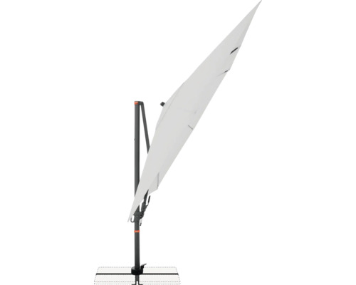 Vrijhangende parasol met voet