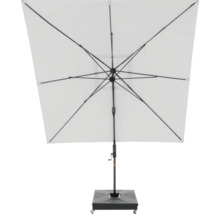 Vierkante tuinscherm met standaard en slinger mechanisme