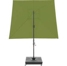 Vierkante tuinzonne parasol met standaard