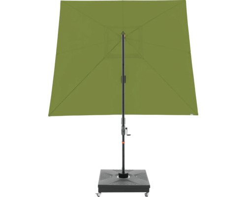 Vierkante tuinzonne parasol met standaard