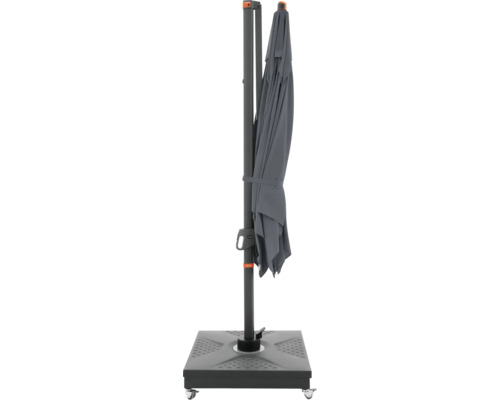 Gesloten tuinzonscherm met standaard