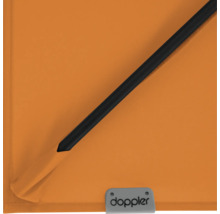 Doppler logo op een parasol
