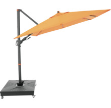 Vrijhangende parasol met voet voor buiten