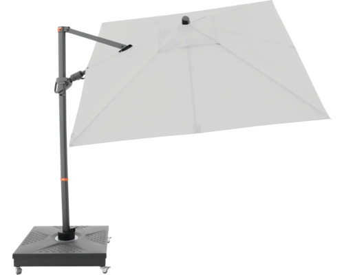 Vrijhangende parasol met stabiele voet voor de tuin