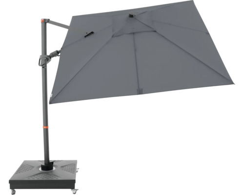 Vrijhangende parasol met stabiele voet