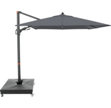 Vrijhangende parasol met voet