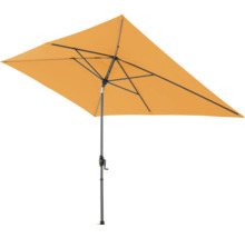 Rechthoekige parasol met slinger mechanisme