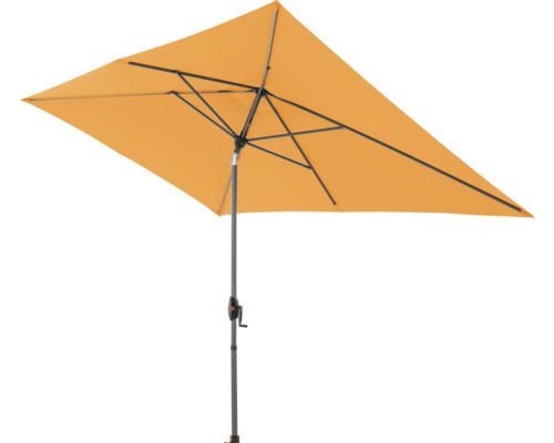 Rechthoekige parasol met slinger mechanisme