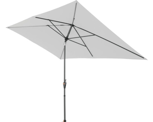Rechthoekige parasol met metalen frame