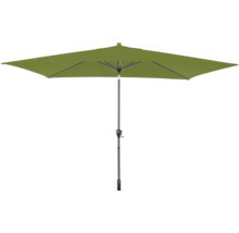 Vierkante parasol met slinger mechanisme
