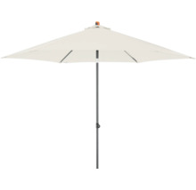 Open vierkante parasol met grijs frame