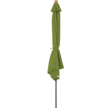 Gesloten tuinscherm met stoffen bekleding