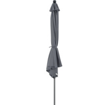 Gesloten tuinscherm met stoffen bekleding