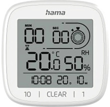 Hama Logo Digitale thermometer voor het weergeven van temperatuur en luchtvochtigheid