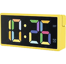 Digitale wekker met gekleurde display
