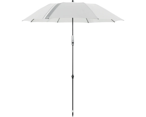 DOPPLER Parasol Expert grijs Ø 160 cm Geopende paraplu