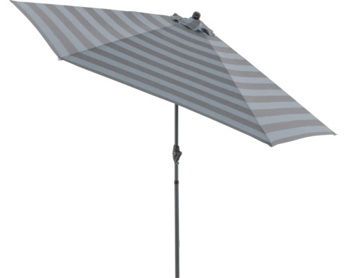 Gestreeepte parasol met rechthoekige vorm voor buiten