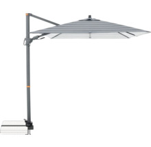 Vrijhangende parasol met streepjesmotief