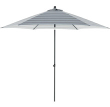 Gestreept terrasparasol voor buiten