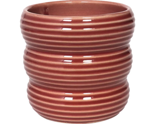 FLORASELF Bloempot Liam Keramiek rood Ø 7 cm H 7 cm