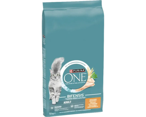 PURINA ONE Kattenvoer Adult kip tarwe 7,5 kg Purina One Adult kattenvoer, verpakking van 7,5 kilogram