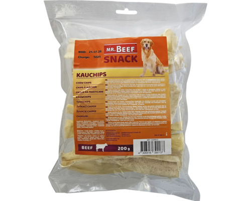 MR BEEF Hondensnack Kauwchips rund 200 g