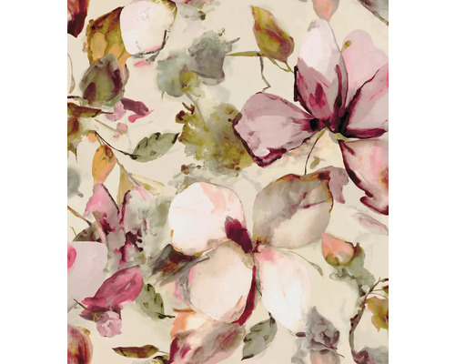 RASCH Fotobehang vlies 367577 Florentine IV magnolia roze Abstract bloemmotief voor wanddecoratie