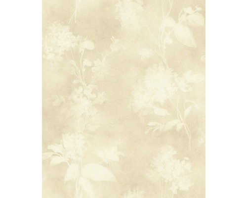 RASCH Vliesbehang 481419 Florentine IV bloesem beige Behang met bloemmotief