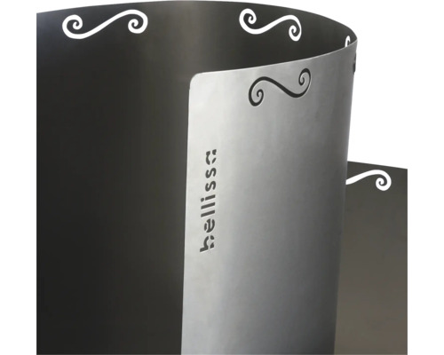 Bellissa plantenbak van metaal met decoratieve uitsparingen