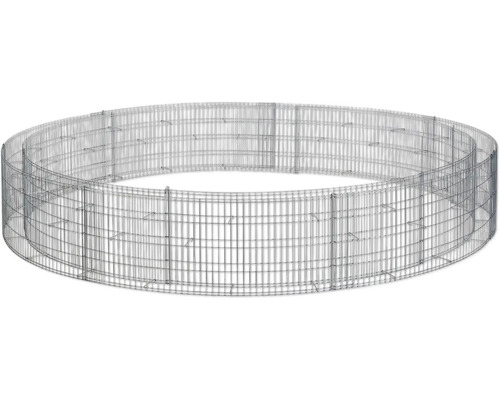 Ronde vijverrand van metalen gaas voor vijverontwerp