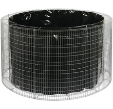 Gabionen hoog bed met plantfolie