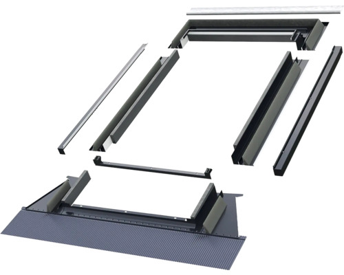 Dakvenster installatieframe onderdelen