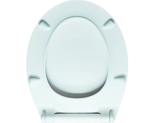 Toiletbril van bovenaf