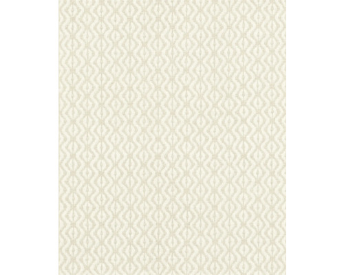 RASCH Vliesbehang 410655 Beachhouse geometrisch beige Textielbehang met geometrisch patroon