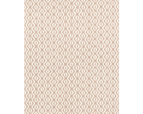 RASCH Vliesbehang 410662 Beachhouse geometrisch lichtroze Textiel met geometrisch patroon voor interieur