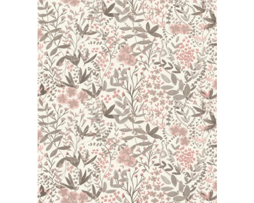 RASCH Vliesbehang 580761 Country Charme bloesem roze Behang met bloemmotief en bladeren