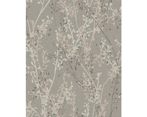 Behang met plantenmotief