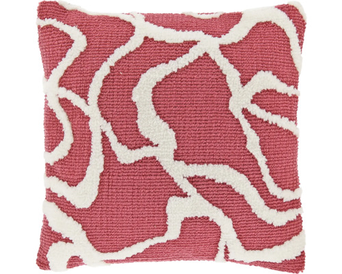UNIQUE LIVING Kussen Nanou sugar pink 45x45 cm