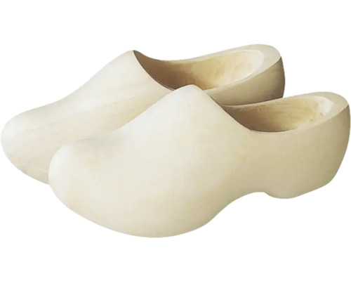 Een paar houten klompen