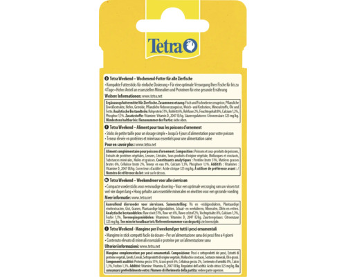 Tetra Weekend visvoer voor alle siervissen