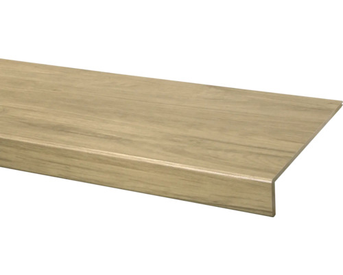 PERTURA Traprenovatie overzettrede eiken truffel 100x30 cm Houten trapneus