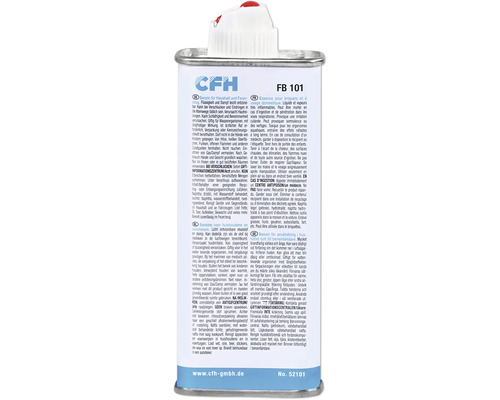 CFH reinigingsbenzine in een blik voor huishouden, werkplaats en voertuigen