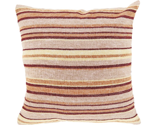 UNIQUE LIVING Kussen Reda strepen pink 45x45 cm