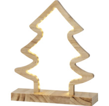 Decoratieve houten kerstboomverlichting voor binnenshuis