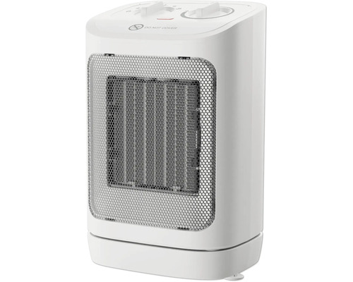 ROTHEIGHER Keramische kachel oscillerend 1500 Watt Witte elektrische kachel met rooster